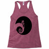 nightmare before christmas black logo Racerback Tank