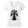 lightdarkwave Women's V-Neck T-Shirt