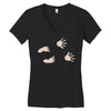 Guess What? - Baby Inside Women's V-Neck T-Shirt