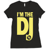im a dj graphic tee mens Ladies Fitted T-Shirt