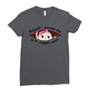 August Peeking Out Baby Girl Ladies Fitted T-Shirt