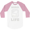 nerd life is the best life 3/4 Sleeve Shirt