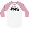 mercedes benz w126 3/4 Sleeve Shirt