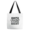 personalised auntie Tote Bags