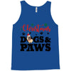 christmas dogs and paws Tank Top