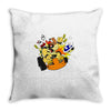bad luck bowser Throw Pillow