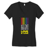 Lightsaber Rainbow Women's V-Neck T-Shirt