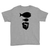 big fish little fish cardboard box   music t shirt Youth Tee