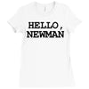 hello newman funny t shirt seinfeld vandelay tee s 3xl Ladies Fitted T-Shirt