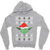 yoda ugly christmas sweater Zipper Hoodie