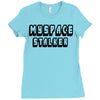myspace stalker Ladies Fitted T-Shirt