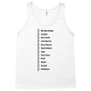Beard Growth Scale Tank Top