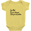 dear math, i'm not your therapist t shirt Baby Onesie