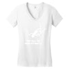 i do all my own stunts ski Women's V-Neck T-Shirt