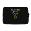 nightmare before coffee Laptop sleeve
