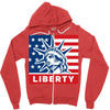 liberty statue Zipper Hoodie