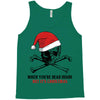 skull christmas Tank Top
