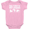 this t shirt is 100% organic Baby Onesie