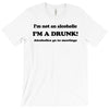 im not an alcoholic im a drunk t shirt x large funny beer pong keg par T-Shirt