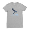 dolphin rider Ladies Fitted T-Shirt