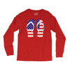 paire de tongues am&eacute;ricaine Long Sleeve Shirts