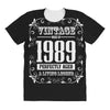 vintage made in 1989 perfectly aged a living legend All Over Women's T-shirt