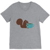 coffe squirrel V-Neck Tee
