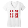 Camp Hitchhiking Women's V-Neck T-Shirt