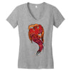 phoenix rising Women's V-Neck T-Shirt