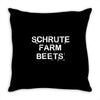 schrute farm beets Throw Pillow