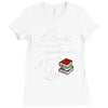 she reads books to live book lover Ladies Fitted T-Shirt