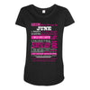 quens are born in june Maternity Scoop Neck T-shirt