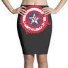 deadpool was here (captain america) Pencil Skirts