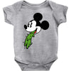 mickey puke Baby Onesie