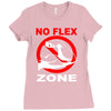 no flex zone arm gym workout Ladies Fitted T-Shirt