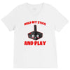 gaming hold and play V-Neck Tee