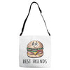 Burger and Fries Best Friends Adjustable Strap Totes