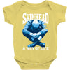 skinhead a way of life blue ideal birthday gift present. Baby Onesie