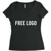 free logo Women's Triblend Scoop T-shirt