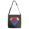 Rainbow LGBT Diamond Adjustable Strap Totes