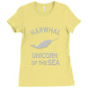 narwhals Ladies Fitted T-Shirt