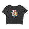shining splash koi Crop Top