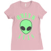 stay weird alien girls Ladies Fitted T-Shirt