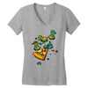 pizza lover Women's V-Neck T-Shirt