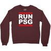 run psg paris st germain fotbal Crewneck Sweatshirt