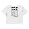 March Girl Facts Aries Crop Top