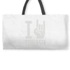 i love thrash Weekender Totes
