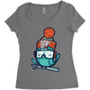 net Women's Triblend Scoop T-shirt