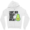 Avocado Zipper Hoodie