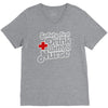 safety first drink with a nurse V-Neck Tee